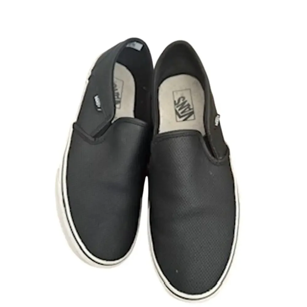 Vans Asher Perforated Leather Slip-On